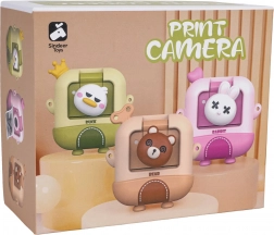 Fotocamera per bambini con stampa termica istantanea Orsetto
