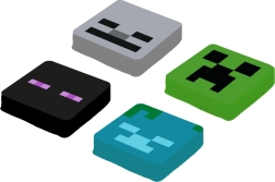 Pixie Crew Minecraft set di multipixel di ricambio Enderman