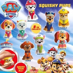 Paw Patrol squishy in capsula - 1 pezzo