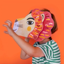 Londji maschera con adesivi Be Wild! Lion