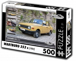Puzzle Auto d'Epoca Wartburg 353 (1984) 500 Pezzi