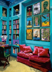 Puzzle Stanza con divano rosso 1000 pezzi