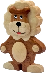 Magnete in legno leone – decorazione artigianale 2Kids Toys