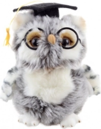 Gufo di peluche Laureato