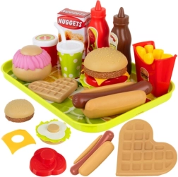 Set fast food per bambini Iso Trade 26 pezzi per cucina creativa