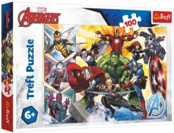 Puzzle da 100 pezzi Marvel Avengers – la forza degli Avengers