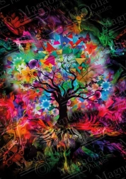 puzzle albero colorato 1000 pezzi