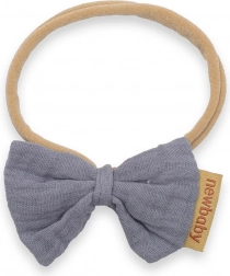 Fascia per neonati in mussola New Baby, grigia