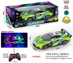 Auto da corsa RC 1:12 con effetto luminoso