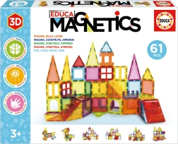 educa costruzioni magnetiche magnetics 61 pezzi