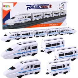 Treno interattivo 62 cm con vagoni, suoni e luci