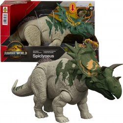 Jurassic World Rinascita figura dinosauro Spiclypeus 30 cm con suoni
