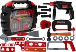 valigetta per bambini con attrezzi per piccoli tuttofare – nera