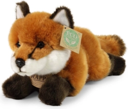Volpe di peluche sdraiata eco-friendly 24 cm