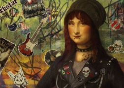 Puzzle SCHMIDT Art&Fun: Monna Lisa 1000 pezzi