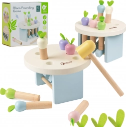 Gioco in legno Martella la carota con martelletto