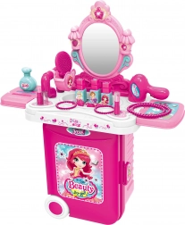 Valigetta cosmetica per bambini con tavolino 38 cm con luci e suoni