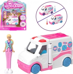 Mini Barbie land – ambulanza con mini bambolina