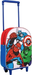 Zaino da viaggio per bambini con ruote Cerdá Avengers 29 cm
