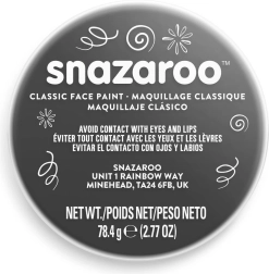 SNAZAROO Colore per viso nero (Black) 75 ml