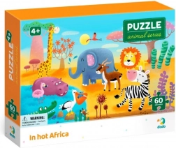 dodo puzzle animali: caldo in africa, 60 pezzi