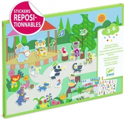 Djeco creazioni adesive musicisti