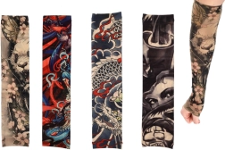 Manica tatuata elastica – 4 design in bustina