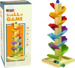 Albero di legno pista per biglie