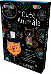 Set di immagini da grattare e a spirale – allegri animaletti