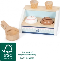 bancone del gelato in legno small foot fresh