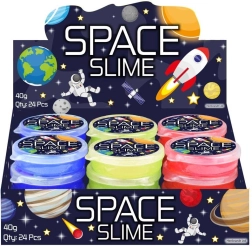 slime scintillante Spazio – massa elastica, 1 pz (mix di colori)