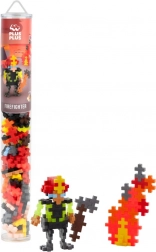 Plus-Plus pompiere – set di costruzione in tubo (100 pezzi)