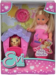 Bambola Evička con cuccia per cani