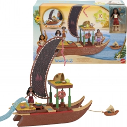 Set personaggi e accessori Disney VAJANA 2 Adventure Canoe, 10 pezzi