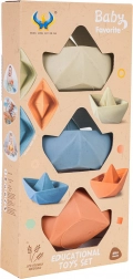 set ecologico di barchette da bagno per bambini