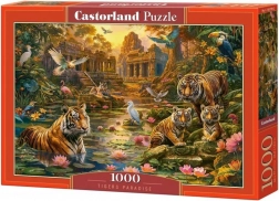 Puzzle 1000 pezzi CASTORLAND Tigers Paradise