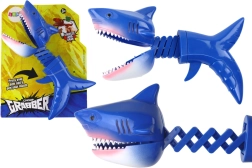 Giocattolo afferra-shark – acchiappatore a molla blu