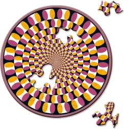 Curiosi puzzle rotondo mini Picoli Altalena 33 pezzi