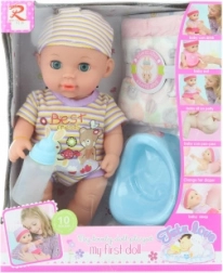 Bambolotto interattivo con accessori – fa la pipì e emette suoni