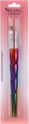 Pennelli per decorazione unghie BLING Professional - 2 pezzi Sirena