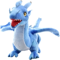 Drago di peluche blu 36 cm eco friendly