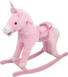 Unicorno a dondolo rosa con suoni