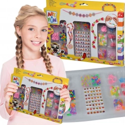 Set creativo per creare braccialetti colorati SIMBA ART & FUN
