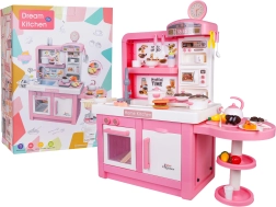 Mega cucina rosa per bambini con accessori