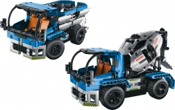Kit di costruzione 2-in-1 camion e betoniera RC 26 cm