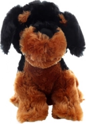 Cagnolino di peluche scuro 30 cm