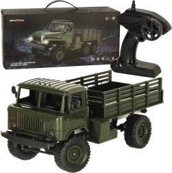 Camion militare fuoristrada radiocomandato 4WD 1:16 RTR