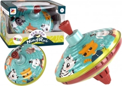 Trottola di metallo con animaletti