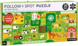 Petit Collage labirinto e puzzle fattoria