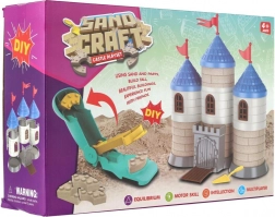 Set per costruire un castello con sabbia modellabile e accessori